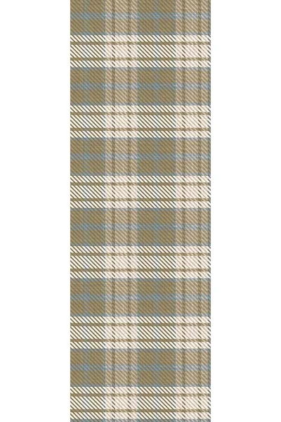 Söt könsneutral tartan till synes vertikala gränsmönster. Checkade skotska flanelltryck för celtisk heminredning. För highland tweed trendig grafisk design. Kallad rustik kantlist. — Stockfoto