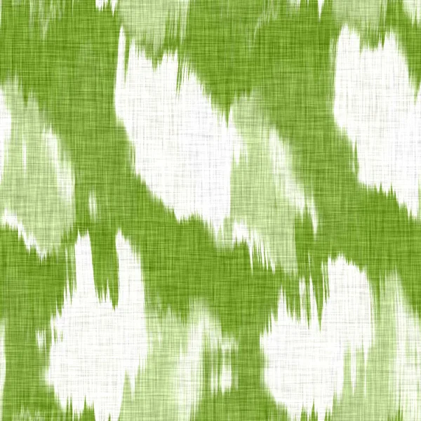 Texture lin fond avec effet tache mouchetée. Motif organique irrégulier sans couture. Textile de printemps uni moderne à 2 tons pour la décoration intérieure. Agritourisme scandi style vert rustique partout imprimer. — Photo