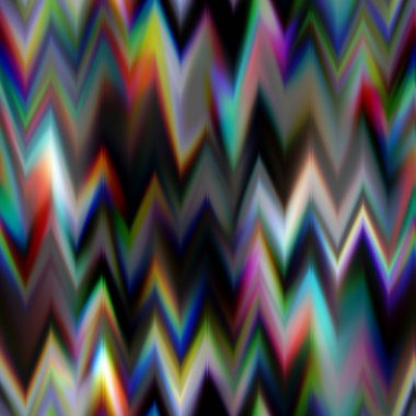 Bulanık solmuş ombre sembolü dikişsiz doku. Moda, yumuşak, çok renkli dijital lens, zig zag tarzında parlıyor. Modern modayı takip eden moda baskısı.