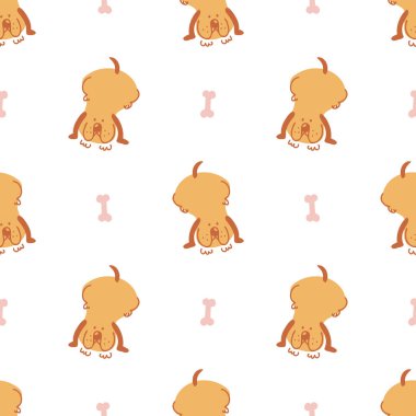  Kusursuz çizgi film evcil köpek karalama modeli. Tuhaf, en az 2 tonluk cinsiyet ayrımı olmayan bir renk. Çocuk bezi duvar kâğıdı ya da kaprisli karakter modası her yerde..