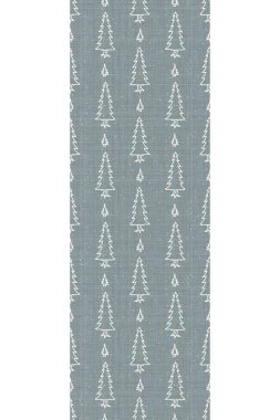 Kusursuz bir arka plan Noel ağacı cinsiyeti tarafsız sınır dikey. Tuhaf asgari 2 tonluk toprak rengi. Çocuk yuvası afişi ya da boho çizgi filmi. Doğal şablon.. 