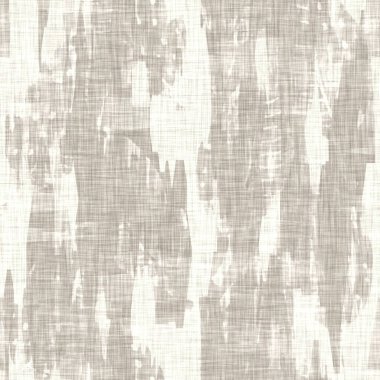 Benekli lekeli keten dokusu. Organik düzensiz çizgili, pürüzsüz desen. Ev dekorasyonu için modern sade doğa tekstili. Çiftlik evi tarama stili kırsal gri her yerde..