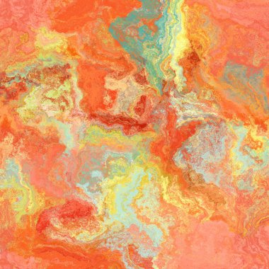 Kusursuz, soyut, fırçalanmış mermer dokular. Gökkuşağı parlak malzeme desenli arka plan. Boho yaz enerjisi boyanmış tekstil baskısı. 