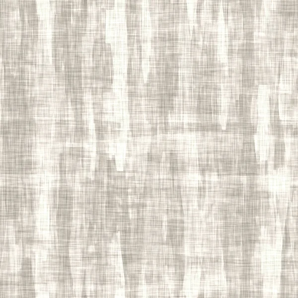 Textura de lino de fondo con mancha moteada. Patrón orgánico irregular rayado sin costuras. Moderno eco textil natural liso para la decoración del hogar. Granja estilo escándalo rústico gris por todas partes imprimir. — Foto de Stock