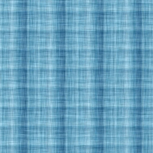 Clássico azul tecido cheque textura de tecido de camisa masculina. Espaço da Marinha tingido de fundo melange martelada. Pano de moda têxtil sem costura simples e elegante. Tecido xadrez de alta resolução por toda a impressão. — Fotografia de Stock