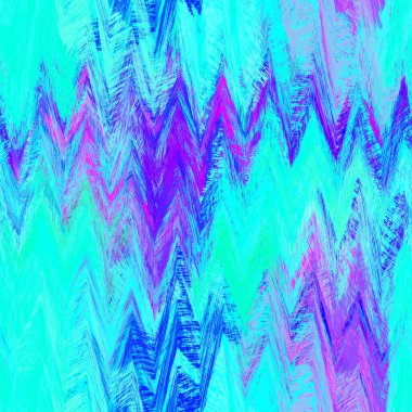 Kusursuz, soyut, fırçalanmış sembol dokusu. Gökkuşağı parlak malzeme desenli arka plan. Boho yaz enerjisi boyanmış örgü etkisi tekstil baskısı. 