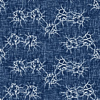 Asit, dekoratif keten arkaplanlı mavi kot efekt deseni. Kusursuz kot tekstil kumaş kumaşı her yerde..