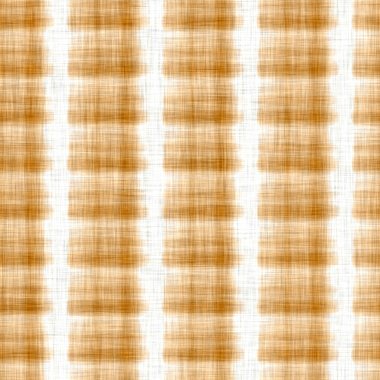 Kırık çizgili çarşaf dokusu. Organik düzensiz çizgili, pürüzsüz desen. Ev dekorasyonu için modern düz 2 tonlu bahar tekstili. Çiftlik evi tarama stili rustik turuncu her yerde..