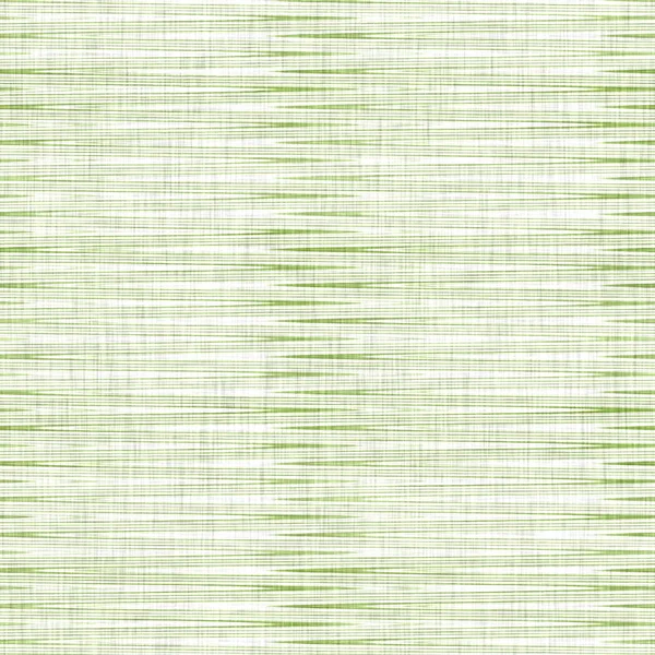Linen texture background with broken stripe. Organic irregular striped seamless pattern. Modern plain 2 tone spring textile for home decor. Farmhouse scandi style rustic green all over print.