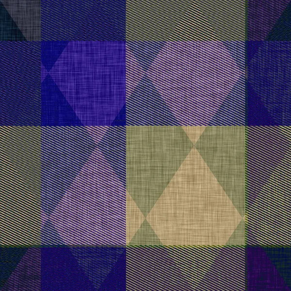 Geweven argyle geruite achtergrond weven patroon. Traditionele diamant gecontroleerd decor linnen textuur effect. Naadloze zachte meubeldoek. Melange Schotse wintertartan overal te zien — Stockfoto