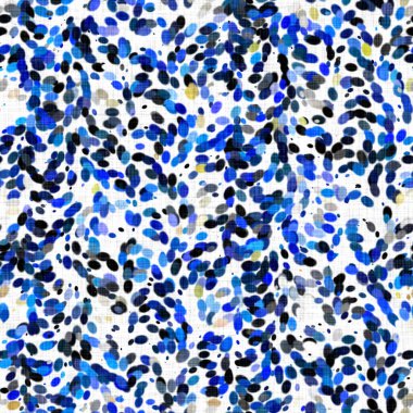 Suluboya düzensiz konfeti lekeli arka plan. Elle boyanmış tuhaf parti karnavalı kusursuz desen. Hoş desenli pamuk parçacıkları..