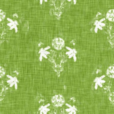 El yapımı çiçek motifli keten dokusu. Kaprisli bahçe pürüzsüz desen. Ev dekorasyonu için modern bahar karalama ürünleri. Her tarafı botanik tarama tarzı kırsal yeşil..