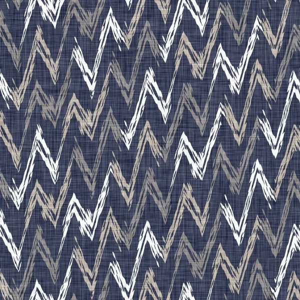 Masculine geometric linen chevron seamless pattern. Classic retro geo shape for digital scrapbook paper and repeatable men gift wrap design — Stock Photo, Image