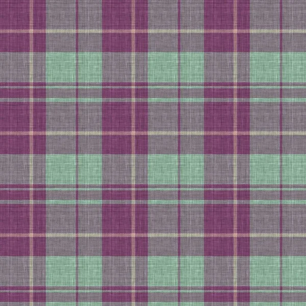 Sticka ull rutigt bakgrundsmönster. Traditionell varm rutig handsydd stygnstruktur effekt. Sömlös maskulin tweed effekt tyg. Melange vinter tartan över hela tryck. — Stockfoto