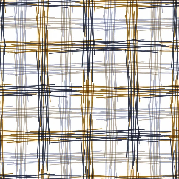 Maskuline Karo nahtlose Muster. Klassisches Retro-Geo-Plaid-Gitter für digitales Sammelalbum-Papier und wiederholbare Männer-Geschenkpapier-Design in Vektorform. — Stockvektor