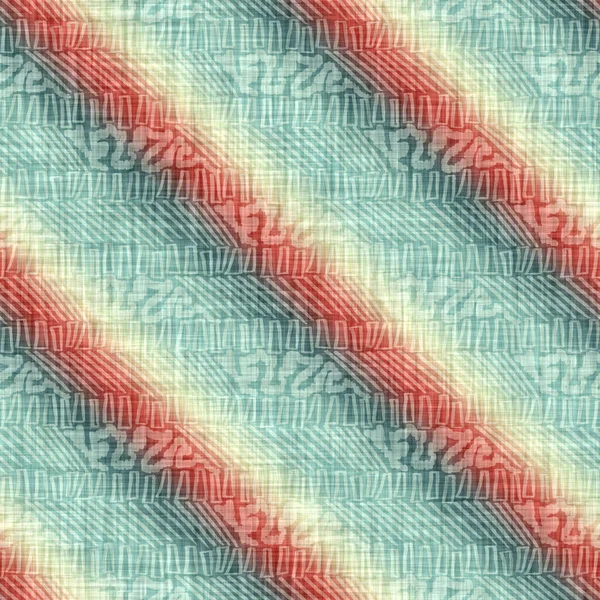 Diagonale Melange Streifen auswaschen Hintergrund. Handbemaltes Bauernhaus Leinen nahtlose Muster. Modernes Shabby-Chic-Textil für die Frühjahrs-Sommer-Wohnkultur. Dekorative Pastell-Skandale überall. — Stockfoto