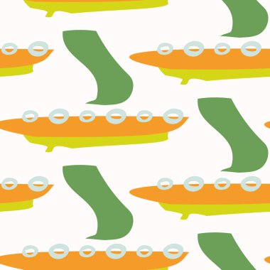 Yaz tropikal geometrik kusursuz desen. Dijital albüm kağıdı için parlak geçmişe dönük coğrafi şekil ve çocuk tasarımını tekrarla. Vektörde eğlenceli erkeksi gömlek tekstil örneği.