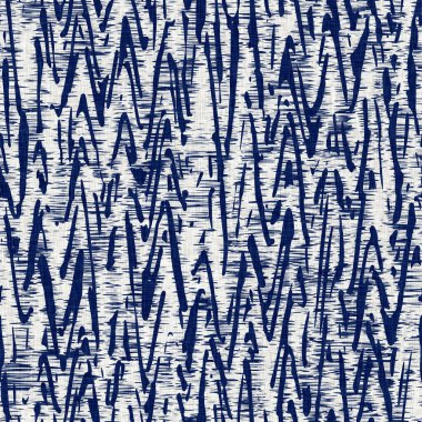 İndigo boyalı kumaş jeo şekil dokusu. Kusursuz tekstil kumaş boyası baskıya dayanıklıdır. Japon kimono bloğu baskısı. Yüksek çözünürlüklü batik etkisi 