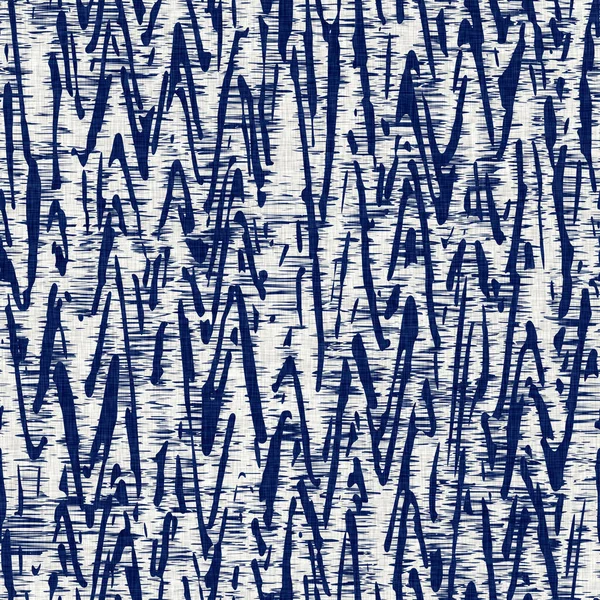 Tissu teint Indigo texture motif forme géo. Teinture de tissu de mode textile sans couture résister partout imprimer. Impression bloc kimono japonais. Effet batik haute résolution — Photo