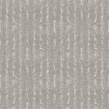 Kusursuz Fransız nötr gri şeritli çiftlik evi keten arka planı. Provence gri kırsal romantik dokunmuş desen dokusu. Kalitesiz şık tonal tekstil çizgisi baskısı. 