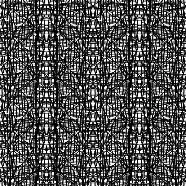 무광의 검은 색 바탕에 기하학적 인 아마포 질감 이 있다. 두 가지 음색 단색 패턴 이 있습니다. 현대식 직물짜기 효과. 마스 카린 모양 모티프 반복 jpg 프린트. — 스톡 사진