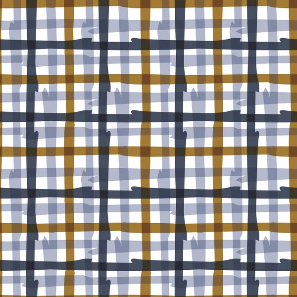 Maskuline Karo nahtlose Muster. Klassisches Retro-Geo-Plaid-Gitter für digitales Sammelalbum-Papier und wiederholbare Männer-Geschenkpapier-Design in Vektorform. — Stockvektor