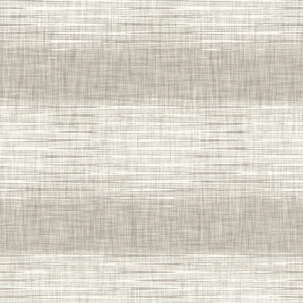 Textura de lino de fondo con raya rota. Patrón orgánico de rayas irregulares sin costura. Moderno eco textil natural liso para la decoración del hogar. Granja estilo escándalo rústico gris por todas partes imprimir. — Foto de Stock