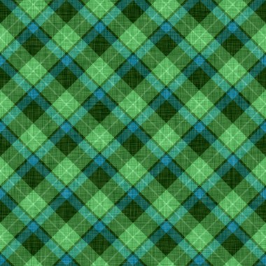 Örülmüş baklava desenli ekose örgü deseni. Geleneksel elmas desenli kumaş dokusu efekti. Kusursuz yumuşak döşeme kumaşı. Melanj İskoç kış turtası her yerde