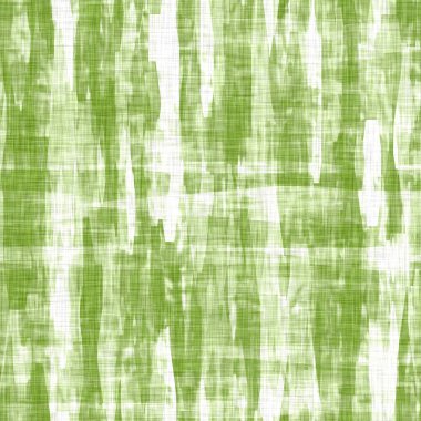 Leke efektli keten dokusu. Organik düzensiz, pürüzsüz desen. Ev dekorasyonu için modern düz 2 tonlu bahar tekstili. Çiftlik evi tarama stili kırsal yeşil her yerde..