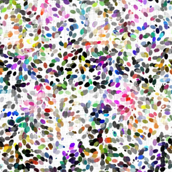 Watercolor irregular confetti dotted background. Hand painted whimsical party carnival seamless pattern. Pretty patterned cotton sprinkles allover print.