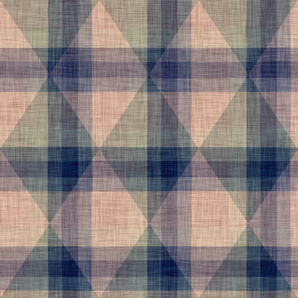 Tkaný argyle kostkované pozadí tkaní vzor. Tradiční diamant kontrolované dekor textury efekt. Bezešvé měkké bytové textilie. Melanž Skotský zimní tartan po celém tisku — Stock fotografie