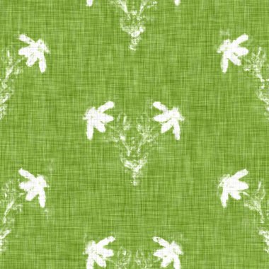 El yapımı çiçek motifli keten dokusu. Kaprisli bahçe pürüzsüz desen. Ev dekorasyonu için modern bahar karalama ürünleri. Her tarafı botanik tarama tarzı kırsal yeşil..