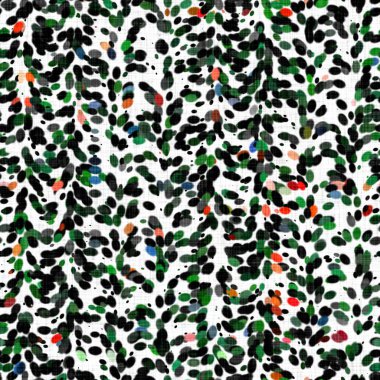 Suluboya düzensiz konfeti lekeli arka plan. Elle boyanmış tuhaf parti karnavalı kusursuz desen. Hoş desenli pamuk parçacıkları..