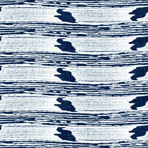Kyselé prádlo modré džínové efekt textury s dekorativním pruhem linií pozadí. Bezešvé džínové textilní módní látky po celém potisku. — Stock fotografie
