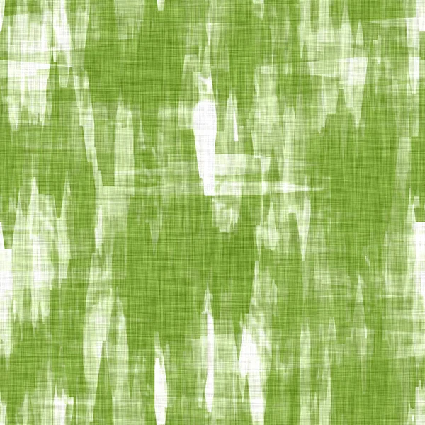 Σεντόνια υφή φόντο με στίγματα εφέ botch. Οργανικό ακανόνιστο μοτίβο. Μοντέρνο απλό 2 τόνος άνοιξη ύφασμα για διακόσμηση σπιτιού. Αγροικία σκάνδαλο στυλ ρουστίκ πράσινο σε όλη την εκτύπωση. — Φωτογραφία Αρχείου