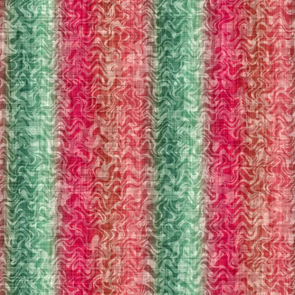 Vertical melange stripe wash out background. Hand painted farmhouse cottage linen seamless pattern. Modern shabby chic textile for spring summer home decor. Decorative pastel scandi all over print. — Stock Photo, Image