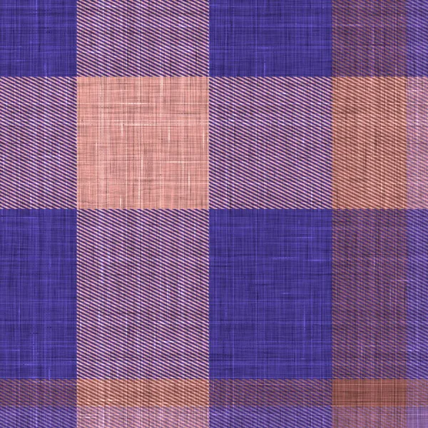 Tricoter le motif de fond à carreaux de laine. Traditionnel effet de texture de point fait main à damier chaud. Tissu effet tweed masculin sans couture. Melange hiver tartan partout imprimer. — Photo