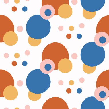 Soyut oynak matisse biçimi şekil kalıbını keser. Baskıdaki retro çocuklar için kusursuz modern kolaj tasarımı. Moda geometrik ev dekorasyonu, çocuk modası, vektör tekrarlı duvar kağıdı.