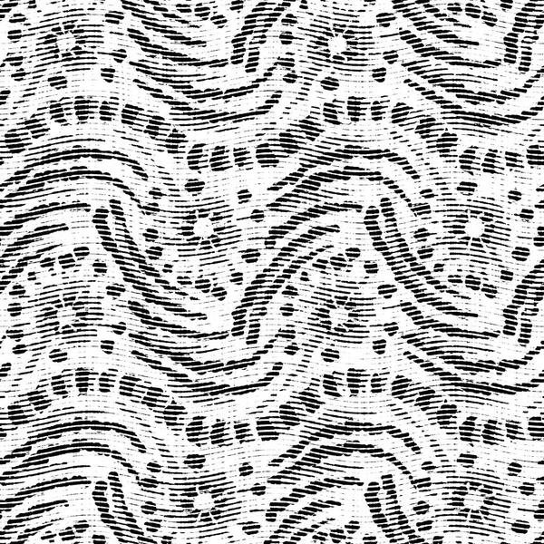 Flor sin costuras negro blanco tejido arenque estilo textura. Patrón monocromo de dos tonos 50. Efecto de tejido textil moderno. Línea rota masculina repetición jpg print. — Foto de Stock