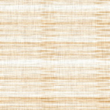 Kırık çizgili çarşaf dokusu. Organik düzensiz çizgili, pürüzsüz desen. Ev dekorasyonu için modern düz 2 tonlu bahar tekstili. Çiftlik evi tarama stili rustik turuncu her yerde..