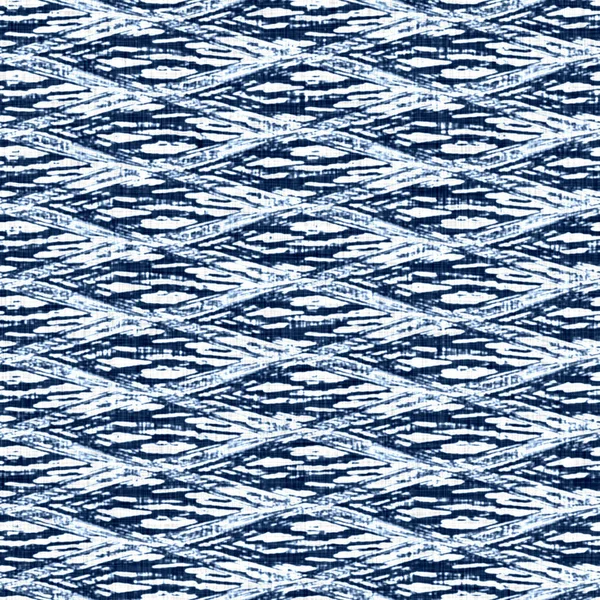 Texture effetto jean blu lavaggio acido con sfondo linea di striscia decorativa. Tessuto di tessuto di moda denim senza cuciture su tutta la stampa. — Foto Stock