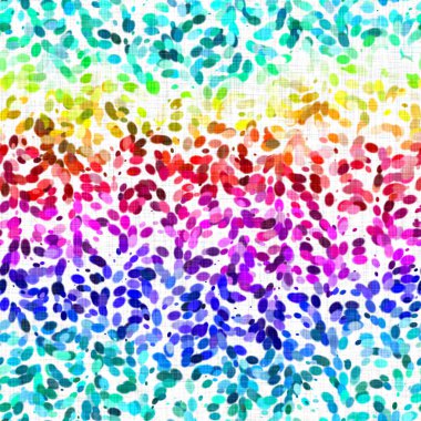 Suluboya düzensiz konfeti lekeli arka plan. Elle boyanmış tuhaf parti karnavalı kusursuz desen. Hoş desenli pamuk parçacıkları..