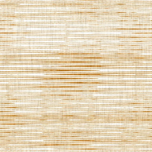 Textura de lino de fondo con raya rota. Patrón orgánico de rayas irregulares sin costura. Textil moderno llano de 2 tonos para la decoración del hogar. Granja estilo escándalo rústico naranja por todas partes imprimir. — Foto de Stock