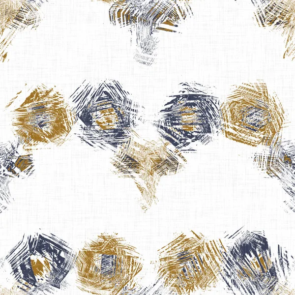 Mannelijke geometrische storing naadloos patroon. Vervormd marineblauw wit retro geo vorm voor mannen mode. Moderne retro lichtstijl design staal. Herhaalbare tegel met hoge resolutie. — Stockfoto