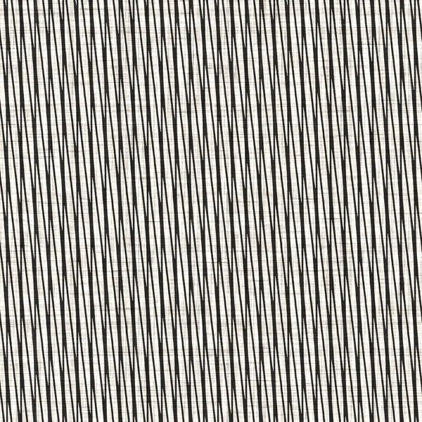 Textura de lino de raya de tela tejida blanca negra sin costuras. Fondo de patrón monocromo de dos tonos. Efecto de tejido textil moderno. Línea rota masculina repetición jpg print. — Foto de Stock