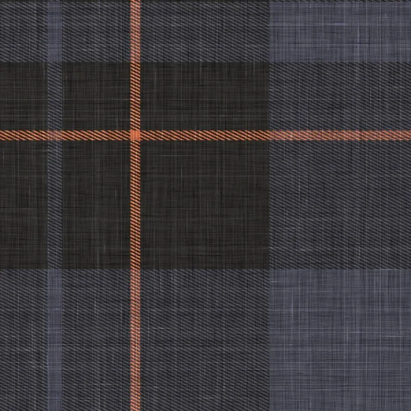 Tecido de lã de malha padrão de fundo xadrez. Tradicional quente checkered efeito de textura ponto artesanal. Tecido de efeito tweed masculino sem costura. Melange tartan inverno por toda a impressão. — Fotografia de Stock