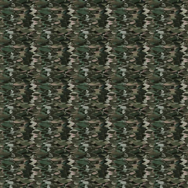 Kamouflage mörk underborste trä stil textur material. Sömlöst mönster i jordtoner dold effekt. Militär och armé djungel skog design på khaki bomull textil tryck. — Stockfoto