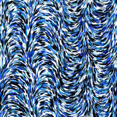 Suluboya fırçalanmış noktalı arkaplan. Elle boyanmış tuhaf empresyonist karnaval kusursuz desen. Dekoratif dalgalı yıkama boyası her yerde..