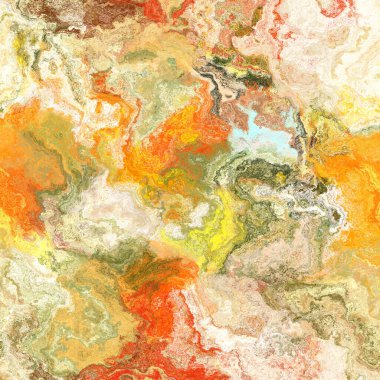 Kusursuz, soyut, fırçalanmış mermer dokular. Gökkuşağı parlak malzeme desenli arka plan. Boho yaz enerjisi boyanmış tekstil baskısı. 