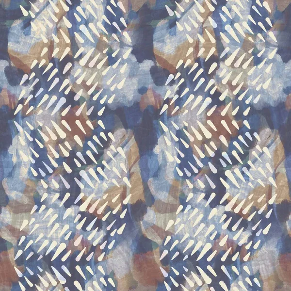 Грецька сіра смуга друкувала тканину. Безшовний европічний стиль м'якого меблювання текстильного візерунка. Батік поширює ефект цифрового друку. Змінювався синій декоративний одяг. Високоякісний растр. — стокове фото